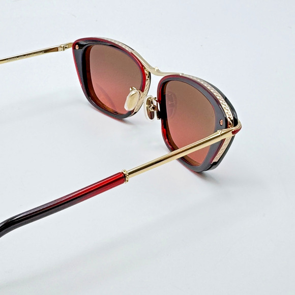 Christian Louboutin Sunglasses Dolly LB0022 05B Black Gold Frame Smoke Lens 56mm main image 11